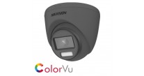 Hikvision DS-2CE72KF3T-E(2.8MM)/GREY 3K fixed lens ColorVu PoC turret camera